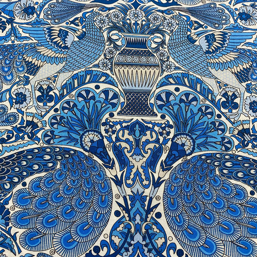 1/2/5M 80s 100%Cotton Poplin Print Liberty copy Oscars tana lawn cotton Fabric DIY handmade Sewing Dress Clothing Designer cloth