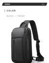 Oxford Trendy Waterproof Materials Men Chest Bag with Large Capacity Fashion Multi-Pockets Slim bag