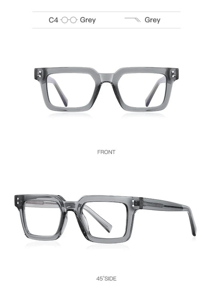 HONGMEI Men's Anti Blue Light Reading Glasses Brand Design Myopia Prescription Glasses Men Simple Optical Eyewear Glasses Frame