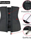 Latex Corset Body Shaper Waist Trainer Cincher Zipper Under bust Weight Loss Slimming Shapewear Hourglass Belt Women