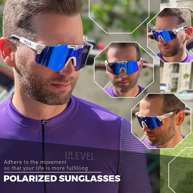 Polarized Cycling Sunglasses Men MBT Cycling Glasses UV400 Outdoor Sports Bicycle Glasses Women Road Bike Glasses