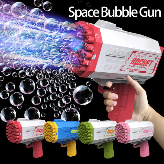 40 Hole Children's Bubble Gun Continuously Bubbles Outdoor (Excluding Bubble Liquid and Battery)