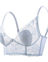 Women’s Lace Transparent Rabbit Ears Push-Up Bra – Soft, Thin, Wire-Free Bralette