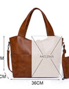Big Black Shoulder Bags Large Soft Leather Crossbody Handbag Travel Tote Bag