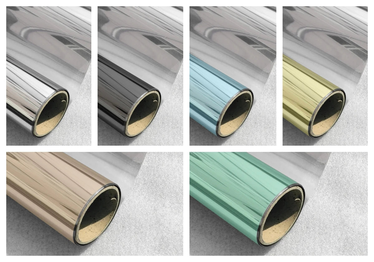 Wide 70/80/90 Cm Mirror Sunscreen Window Tint, Sun Blocking Heat Blocking, Silver Vinyl Roll Stickers, Solar Window Films