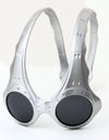 Sunglasses Retro Round Headband Personalized Trend Eyewear Anti-Blue Light UV Protection Full Metal Frame Party Jewelry