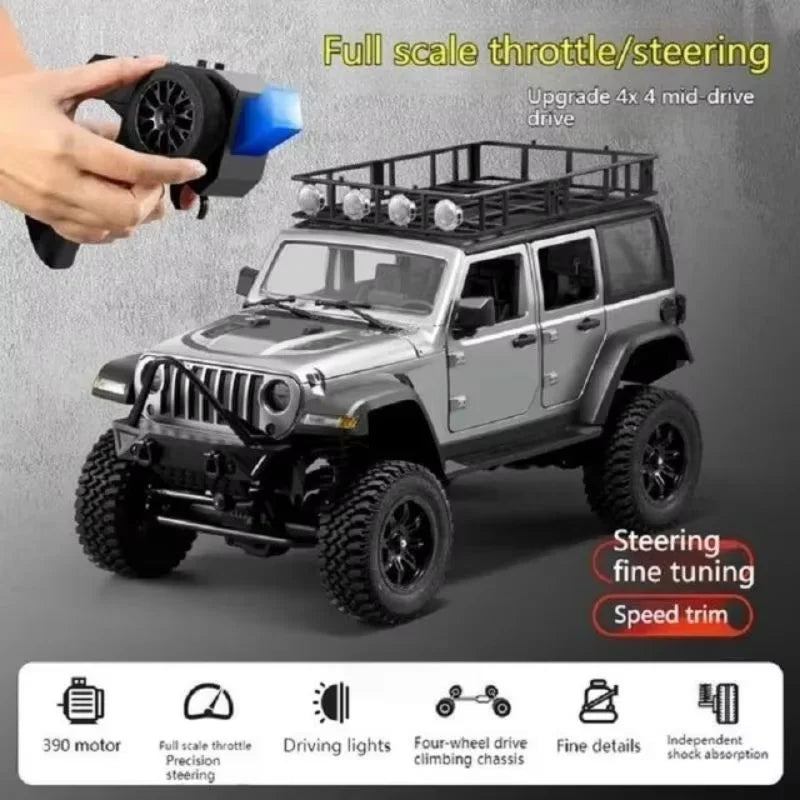 112 Scale Four Wheel Drive RC Wrangler Climbing Off Road Car
