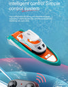Mini Rc Boat 1/32 Radio Remote Controlled High Speed Ship with Led Light Palm Boat Summer Water Toy Pool Toys Models Gifts
