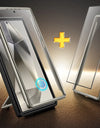 for Samsung Galaxy S24 S23 Ultra Case Bulit-in Screen Protector & Slide Camera Cover Phone Case with Kickstand Belt-Clip