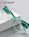 Optical Prescription Computer Blue Blocking Eyeglasses Anti-Blue Light Cat-Eye Frames Customizable Reading Women