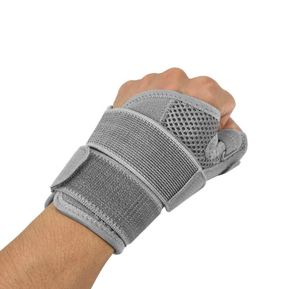 Flexible Splint Wrist Thumb Support Brace for Tendonitis Arthritis Breathable Thumb Protector Guard Fits Right and Left Hand