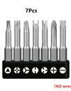 Precision Y U Shaped Triangle Screwdriver  Bit 1/4in Inner Cross Three Points Screw Driver Security Tip For Power Drill