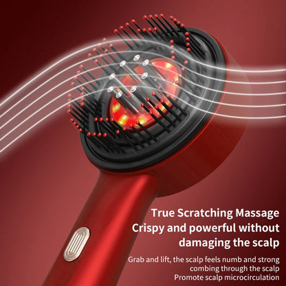 Hair Massage Comb with 3 Modes Red Light Hair Care Comb Promotes Scalp Health Head  Essence Liquid Introduction Applicator