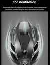 Bicycle Light Helmet Type-C Rechargeable Front + Rear Light Warning Bike Helmet Head Safety MTB Road Cycling Helmet
