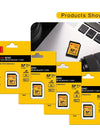 KODAK SD Cards for Camera 100MB/s High Speed Memory Card 256GB 128GB 64GB SDXC C10 A1 U3 V30 UHS-I sdcards for 4K HD SLR DV
