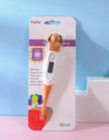 1pc  Cartoon Digital Thermometer Oral Armpit Flexible Tip Waterproof Cute Design Frog Cow Rabbit Bear Duck Rabbit Panda Cow