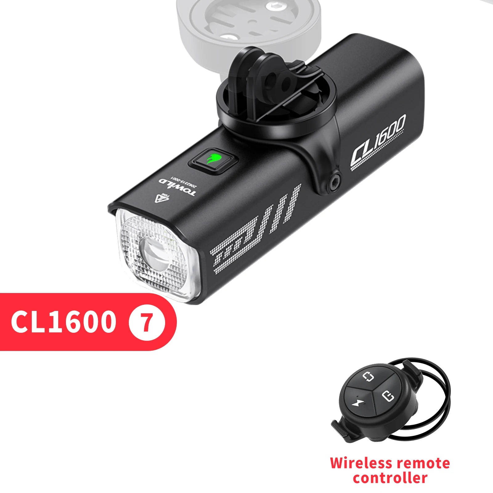 CL1600LM Bicycle Light 5000mAh Bike Light IPX6 Flashlight Aluminum Front Lamp Type-C Charging MTB Road Cycling Headlights