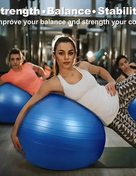 45CM-95CM Yoga Pilates Soft Big Ball Gym For Fitness Workout Exercise Balls Thickened Explosion-Proof Home Pvc Equipment