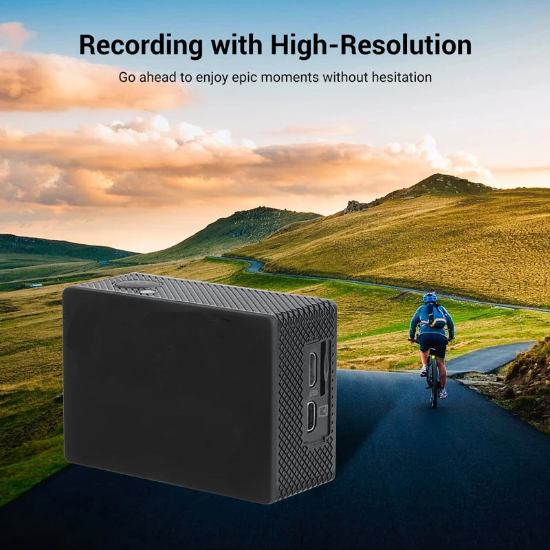4K WiFi Action Camera with 2 Inch Screen and 30M Waterproof Case
