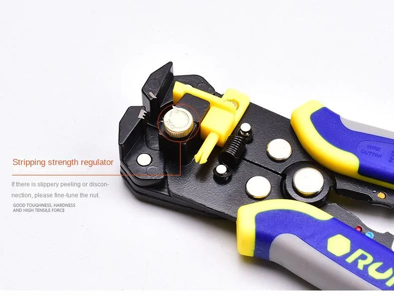 Handheld Wire Stripper Quick Copper Wire Stripping Tool Decrustation Plier Adjustable Electric Wire Cable Peel Electrician Cut