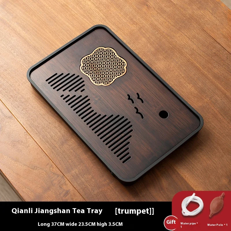 Tea Tray Tea Set Tea Tray Tea Sea Dry Brewing Platform Tray Bamboo Tray Tea Ceremony  Small Water Storage Tea Platform