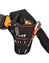 1Pcs Drill Holster W/Multiple Tool Loops and Angled Design To Evenly Balance Weight on Belt Portable Multifunctional Toolkit