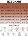 Women V Neck Full Slip Shapewear Push Up Waist Trainer Bodysuits Tummy Control Butt Lifter Under Dress Corsets