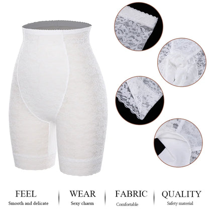 Shaper Panties Women Party See Through High Waist Panty Lace Tummy Control Underwear Lady Thigh Slimmer Lingerie