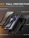 For Samsung Galaxy S25 Ultra Case Full-Body Heavy Duty Shockproof S25 Ultra Phone Case with Stand & Belt Clip Holster