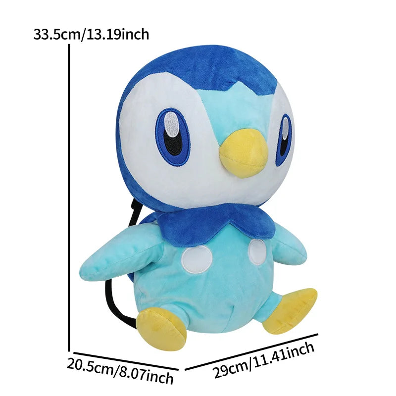 Kawaii Pokemon Plush Backpack Soft Cartoon Shoulder Bag