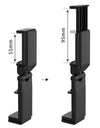 Airplane Phone Holder Portable Travel Stand Desk Flight Foldable Adjustable Rotatable Selfie Holding Train Seat Stand Support