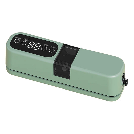 Portable USB Rechargeable Vacuum Sealer – Automatic Food & Snack Sealing Machine with 10 Vacuum Bags, 60KPa Strong Suction