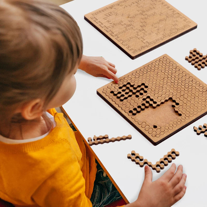 Wooden Brain Teaser Puzzle Game
