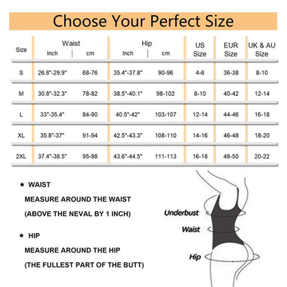 Women's Waist Trainer Body Shaper Tummy Control High Waist Flat Belly Panties Butt Lifter Shapewear Slimming Girdle Underwear