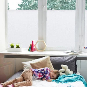 Frosted Window Film Privacy Opaque Non Adhesive Static Glass Stickers for Home Bedroom Bathroom Matte Thermal Windows Rolls