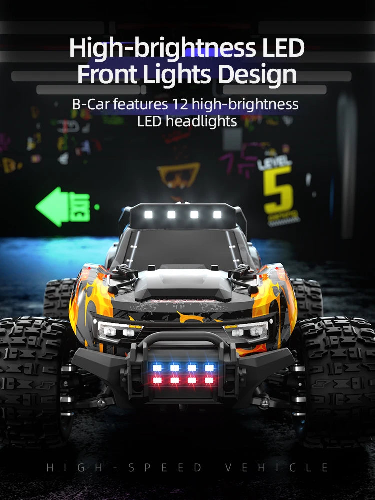 1 to 18 Scale 4WD High Speed Remote Control Monster Truck