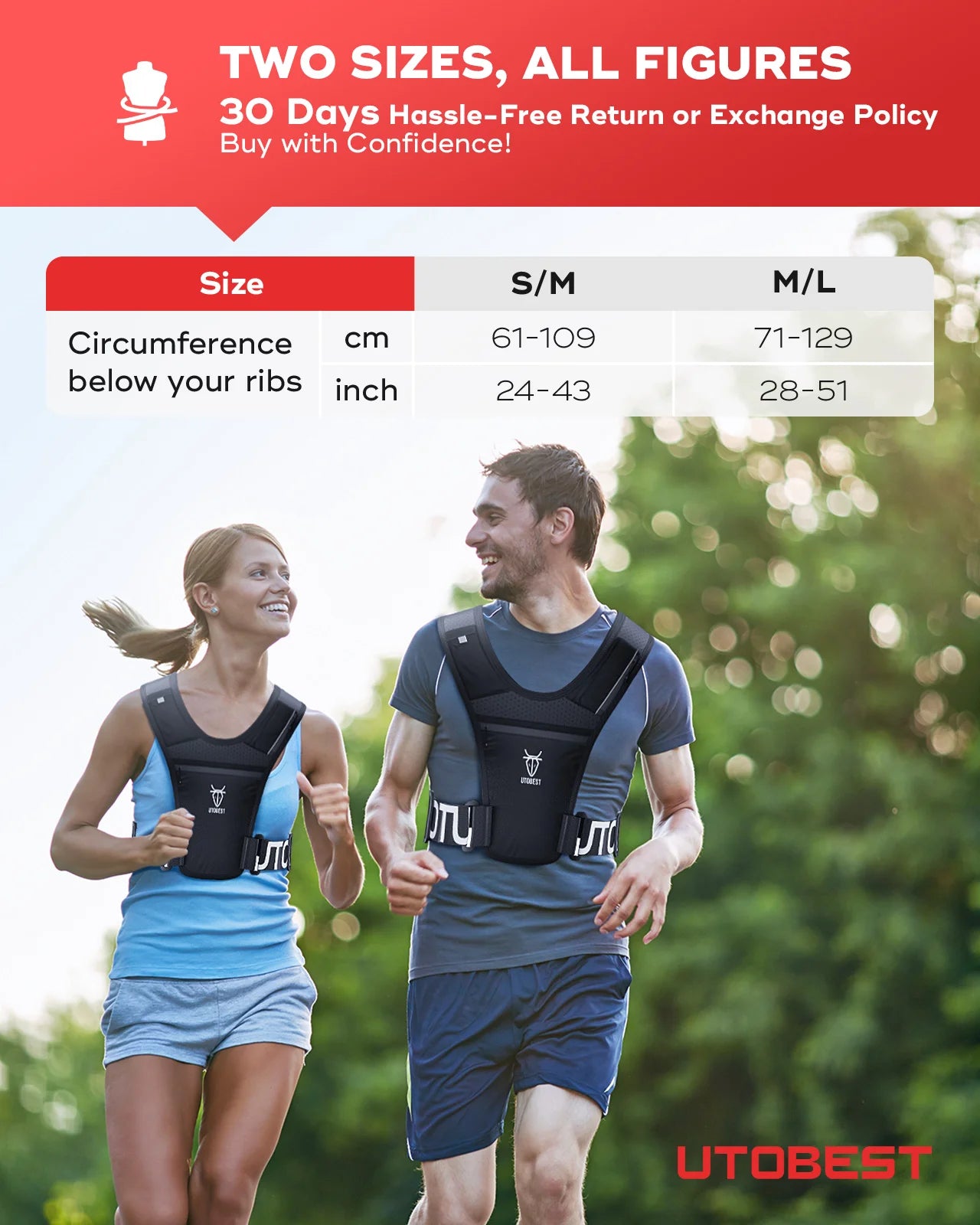 Lightweight Running Vest with Led Light Mobile Phone Bag for Training