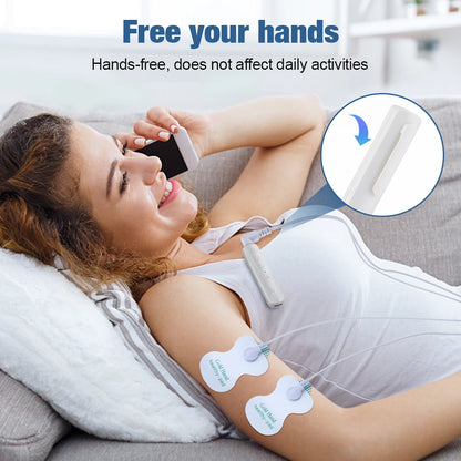 Small Electric Pulse Massage Instrument Household Portable Massage Device Clip-on Physiotherapy Massager USB Charging