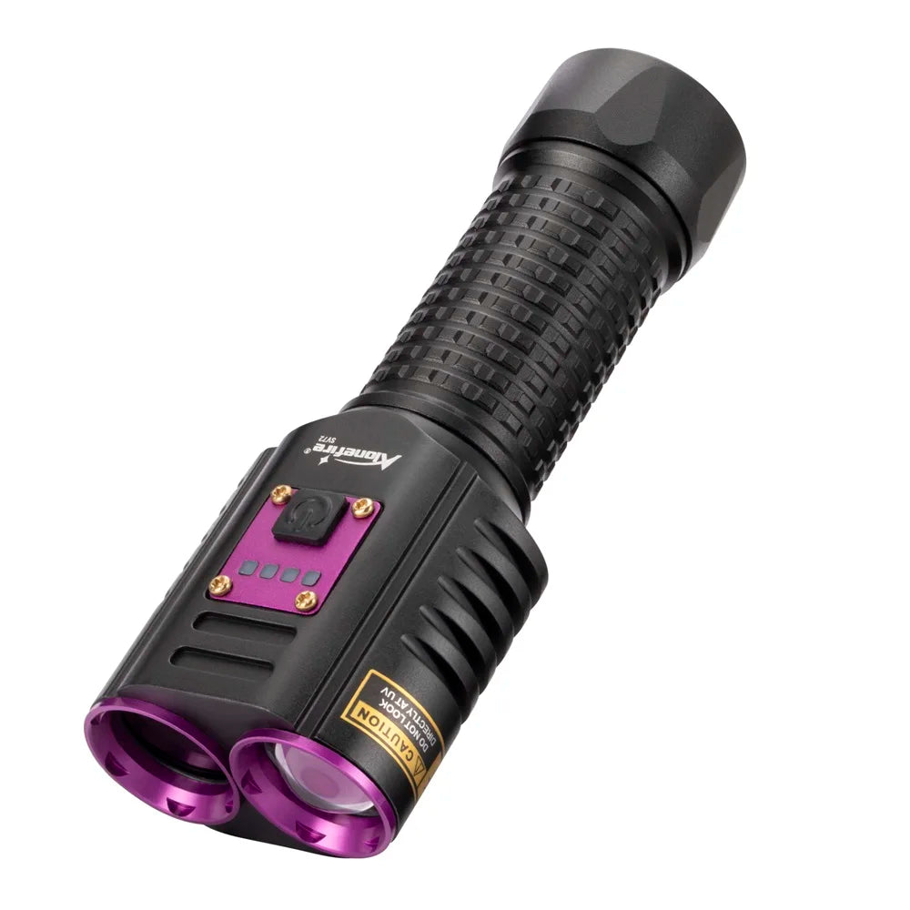 20W 365nm UV Rechargeable Flashlight With White Light