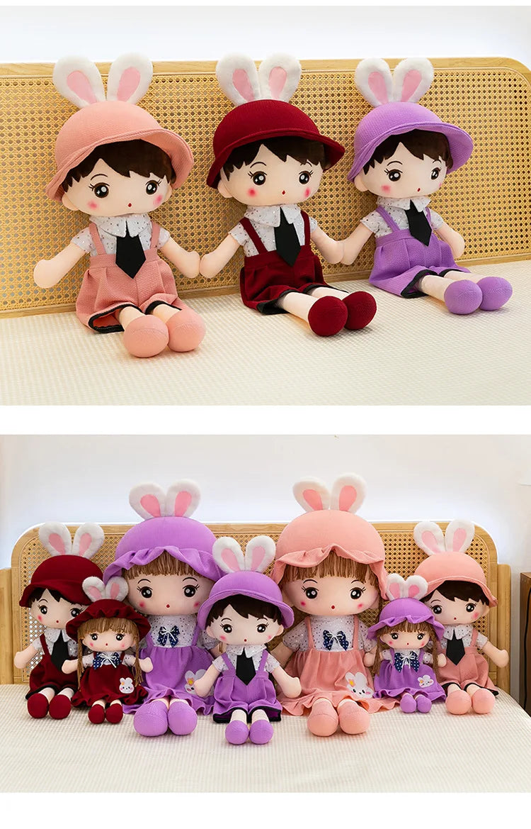 Cute Starry Sky Couple Design Plush Stuffed Doll Toy
