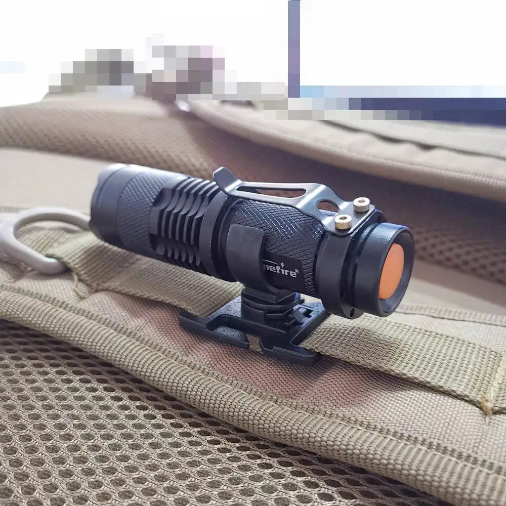 SK68 LED Flashlight With 360 Degree Swivel Clip