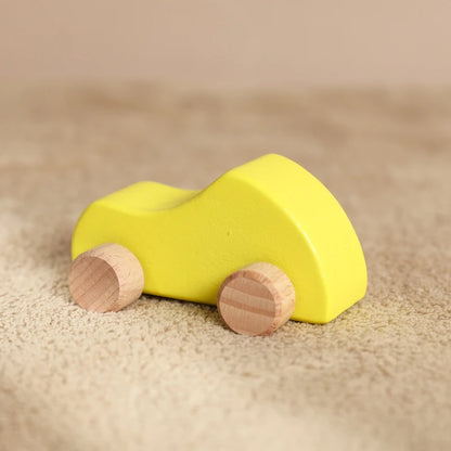 Wooden Car Toy For Babies Montessori Wooden Trolley Baby Finger Fine Educational Toys Baby Room Decoration Gifts For Newborns