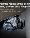 1 Pair Carbon Fiber Steering Wheel Whiff Protection Cover For Tesla Model 3 Y ABS Car Column Shift Knob Cover Decor For Tesla