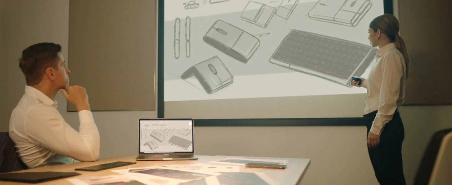 Folding Keyboard & Mouse Combo – Ultra Slim Bluetooth Set