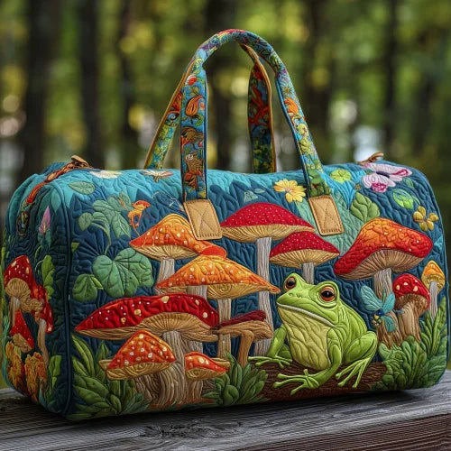 Adjustable Strap 3D Quilted Duffle Bag Large Capacity Sports Travel Tote