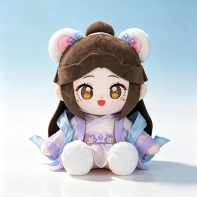 Ancient Style Bear Ear Girl Plush Doll Soft Stuffed Toy