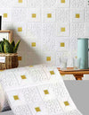 70cm*1m Ceiling Wallpaper 3D Brick Waterproof Wall Stickers Foam Self-Adchive Bedroom TV Background Wall Decoration