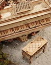 Mechanical Music Box 3D Wooden Puzzle