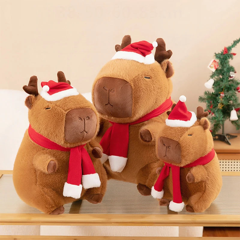 New 50cm Kawaii Capybara Plush Toy Capybara Stuffed Doll Christmas Gift Kids Birthday Xmas Present Cuddly Pillow Factory