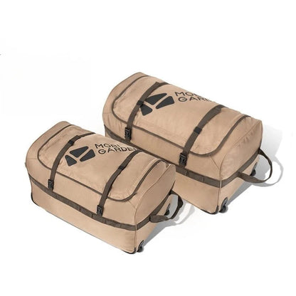 80/110L Large Capacity Folding Tug Bag Outdoor Camping Travel Suitcase Picnic Food Storage Bag Camping Equipment Storage Box